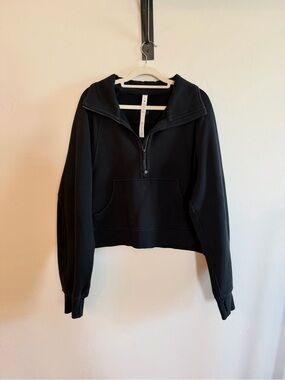 Lululemon Scuba Oversized Funnel-Neck Half Zip *Black